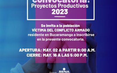 Abrimos convocatoria para Proyectos Productivos 2023