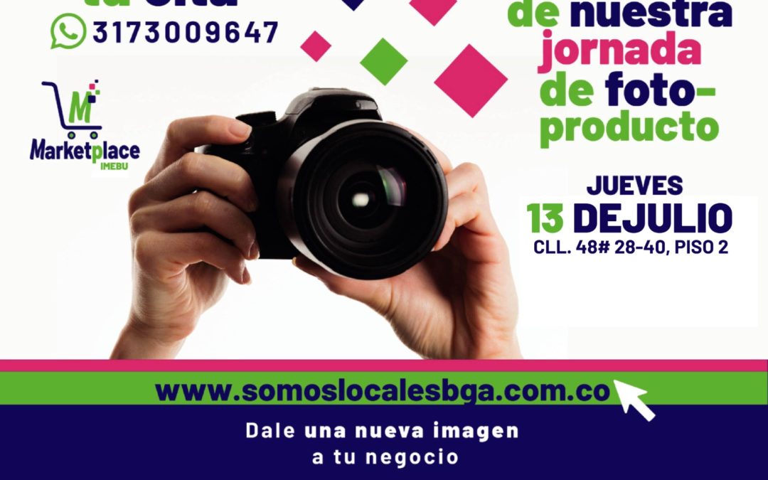 ¿Ya sabías que los jueves tenemos jornada de foto producto?