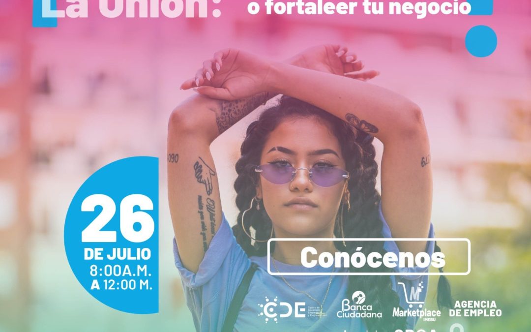 ¡Encuentra tu DESTINO para el empleo ideal o fortalecer tu negocio en el Parque de La Unión! Te esperamos.