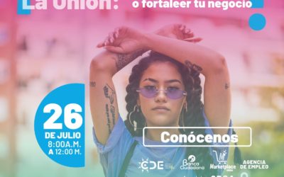 ¡Encuentra tu DESTINO para el empleo ideal o fortalecer tu negocio en el Parque de La Unión! Te esperamos.