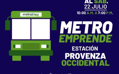 Esta semana regresa Metro Emprende a la estación de Metrolínea Provenza Occidental.