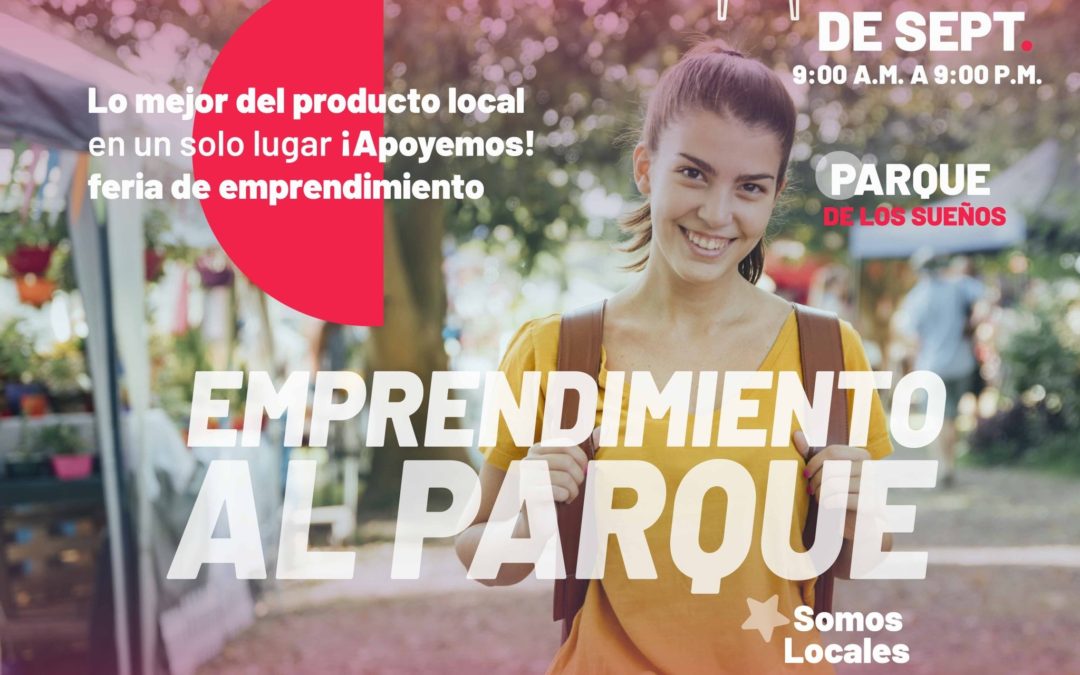 Hoy iniciamos el día con nuestros emprendedores de feria en el parque de Los Sueños