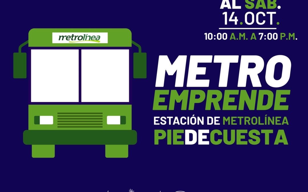 Esta semana Metro Emprende se traslada a la estación de Metrolínea Piedecuesta.