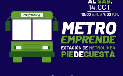 Esta semana Metro Emprende se traslada a la estación de Metrolínea Piedecuesta.