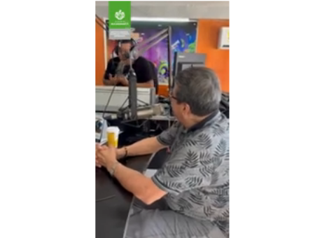 El director del IMEBU en la emisora Olimpica Stereo