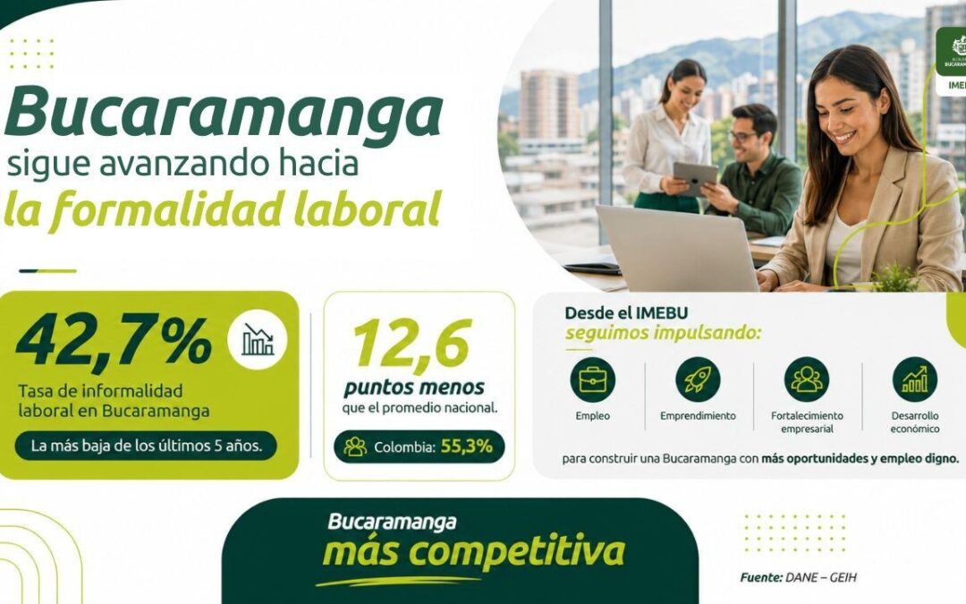 Bucaramanga fortalece su formalidad laboral