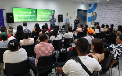 IMEBU llevó su oferta institucional a 140 emprendedores rurales de los mercadillos de Bucaramanga.