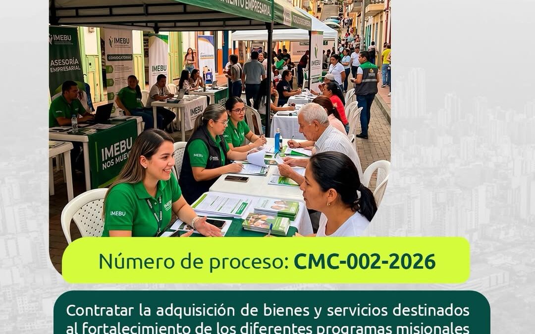 Convocatoria Pública elementos POP e indumentaria de trabajo